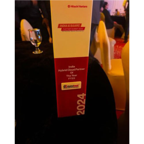 Hitachi Vantara – India Hybrid Cloud Partner of the Year FY23